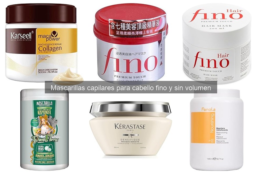 Mejores mascarillas capilares voluminizadoras para cabello fino