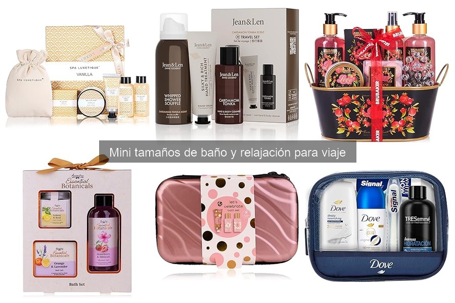 Mejores mini tamaños de baño y relajación para viajeros frecuentes