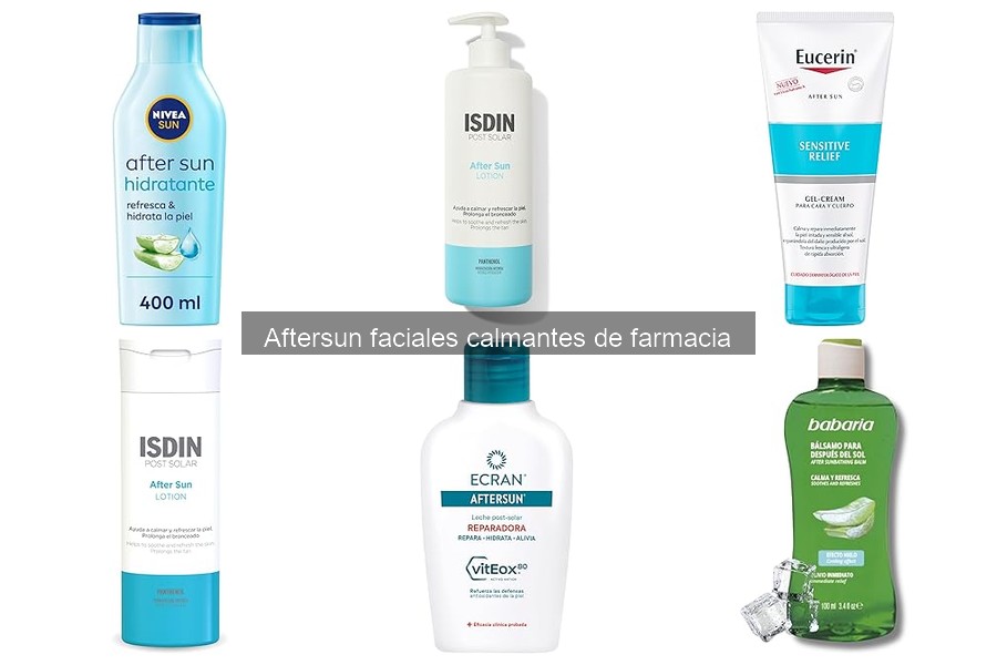 Mejores ofertas de aftersun faciales en farmacias
