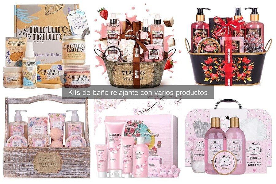 Mejores Ofertas y Precios de Kits de Baño Relajante