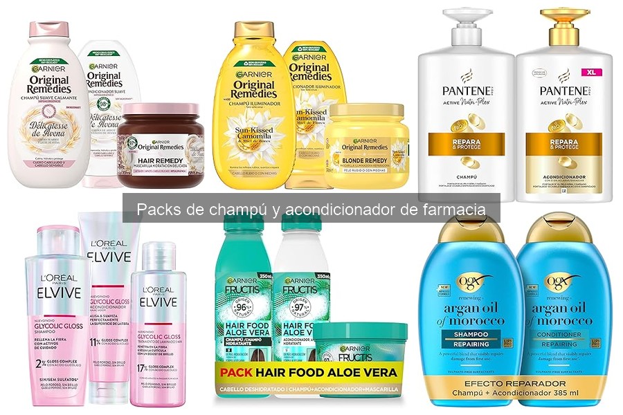 Mejores packs de champú y acondicionador para cabello dañado