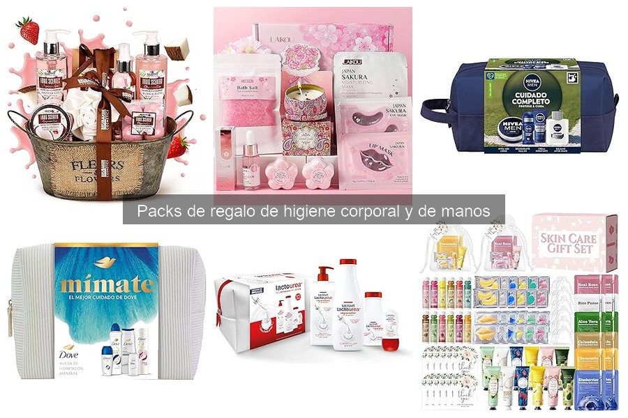 Mejores packs de regalo de higiene corporal para ocasiones