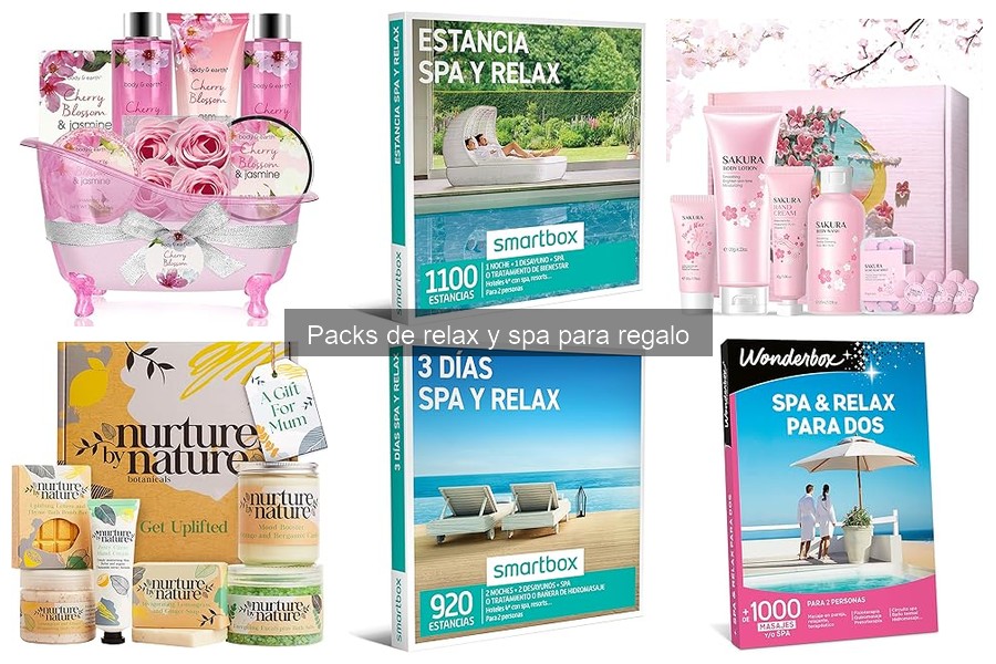 Mejores packs de relax y spa para diferentes ocasiones