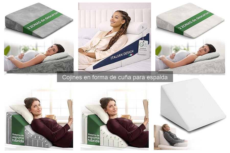 Mejores precios para cojines en forma de cuña para la espalda