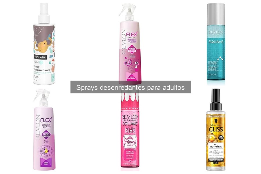Mejores sprays desenredantes para adultos: reseñas y comparativas