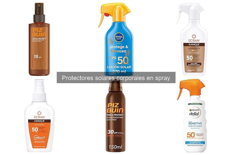 Mitos sobre protectores solares en spray: desmentidos