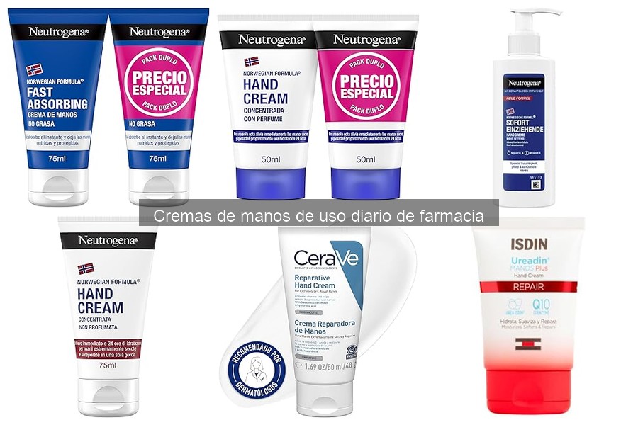 Ofertas y precios de cremas de manos en farmacia