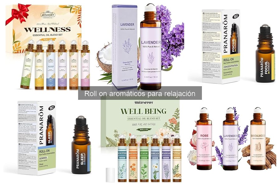 Ofertas y precios de roll on aromáticos para relajación