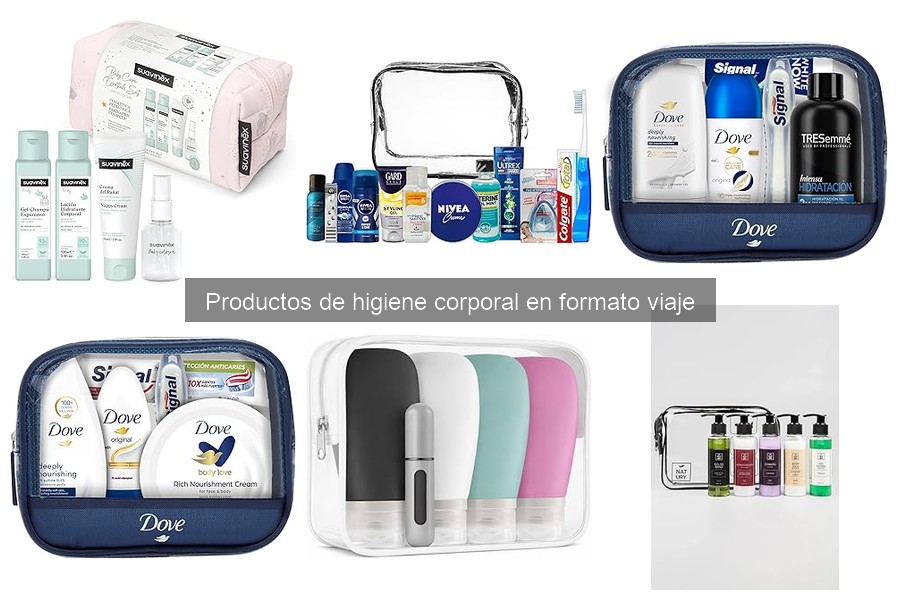 Ofertas y precios en productos de higiene corporal de viaje