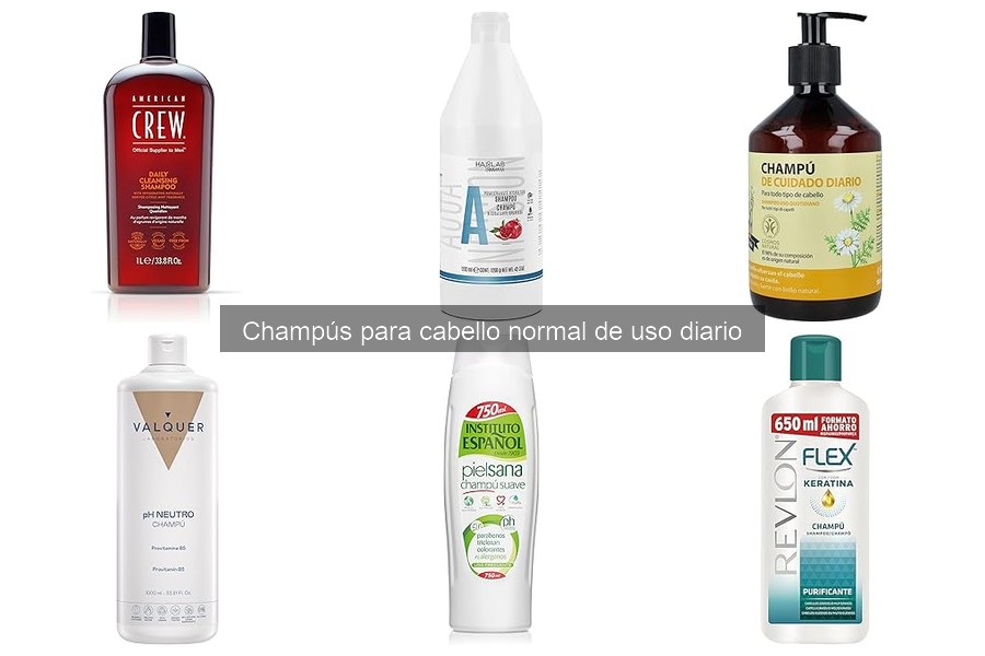 Opiniones sobre champús para cabello normal de Salerm y Valquer