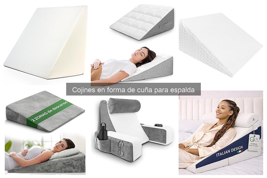 Opiniones sobre cojines en forma de cuña para la espalda