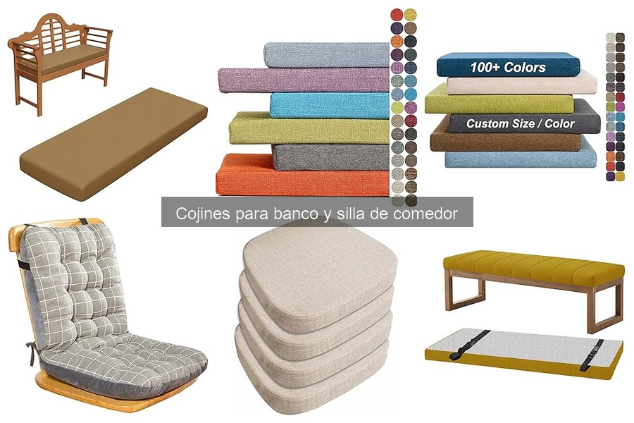 Opiniones sobre cojines para banco y silla de comedor