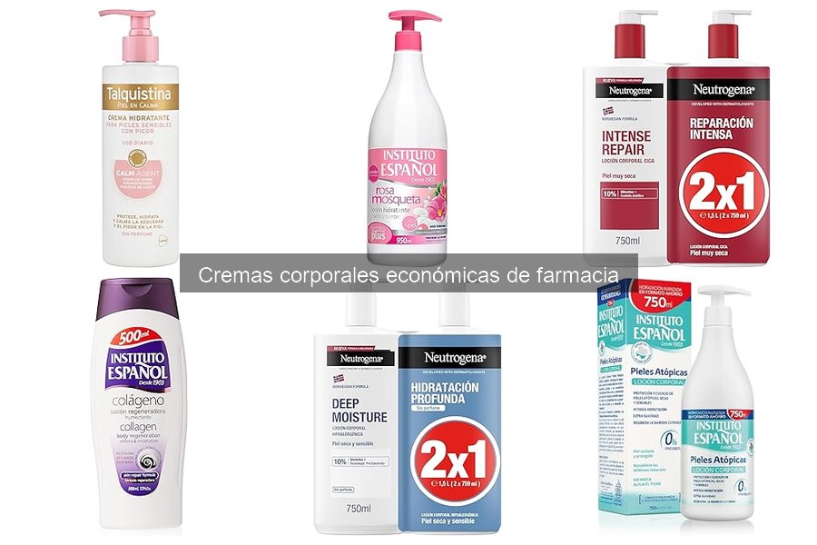 Opiniones sobre cremas corporales económicas de farmacia