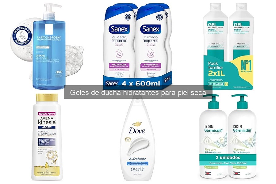Opiniones sobre geles de ducha hidratantes para piel seca