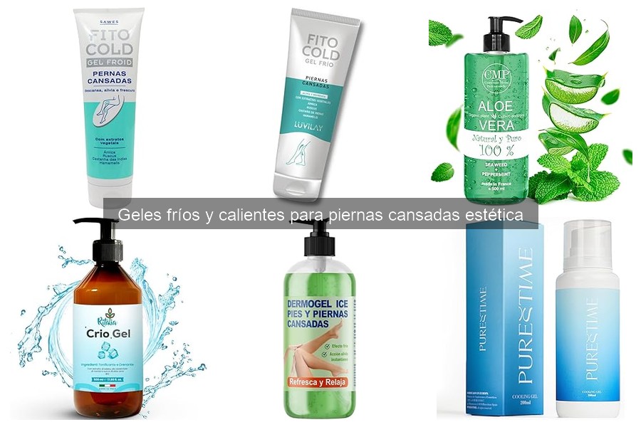 Opiniones sobre Geles Fríos y Calientes para Piernas Cansadas