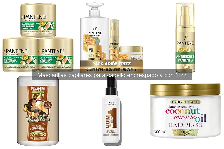 Opiniones sobre mascarillas capilares para frizz y encrespado
