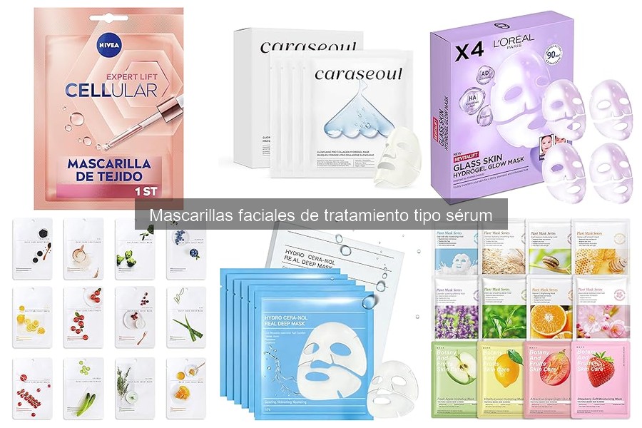 Opiniones sobre mascarillas faciales de tratamiento tipo sérum