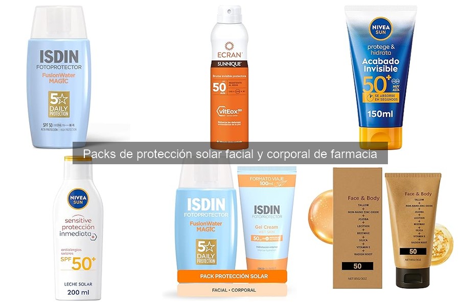 Opiniones sobre Packs de Protección Solar de Farmacia