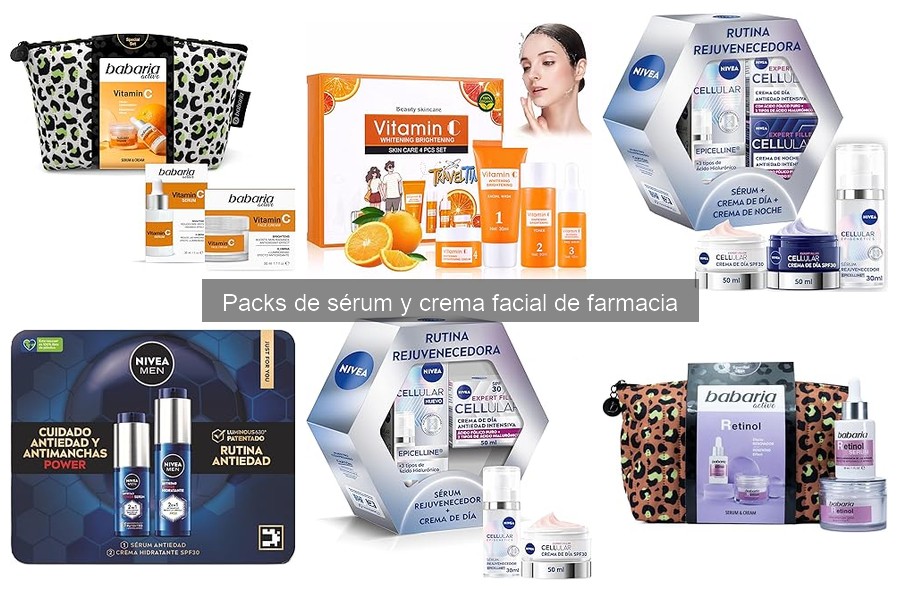 Opiniones sobre Packs de Sérum y Crema Facial de Farmacia