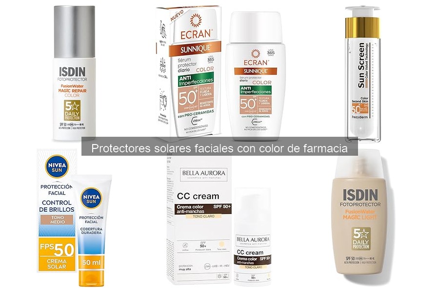 Opiniones sobre protectores solares faciales con color