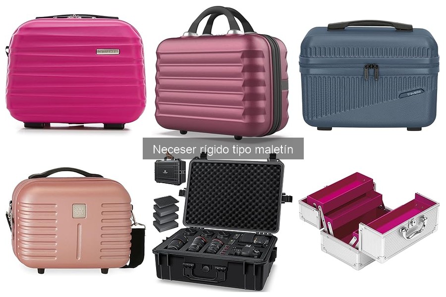Organiza tus productos en un neceser rígido tipo maletín