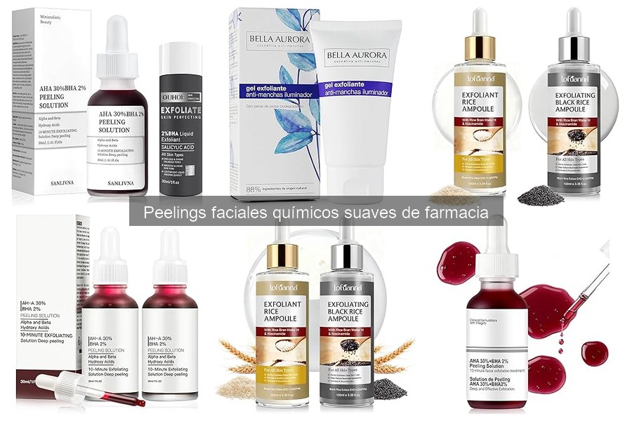 Peelings Faciales Químicos Suaves Recomendados para Piel Sensible