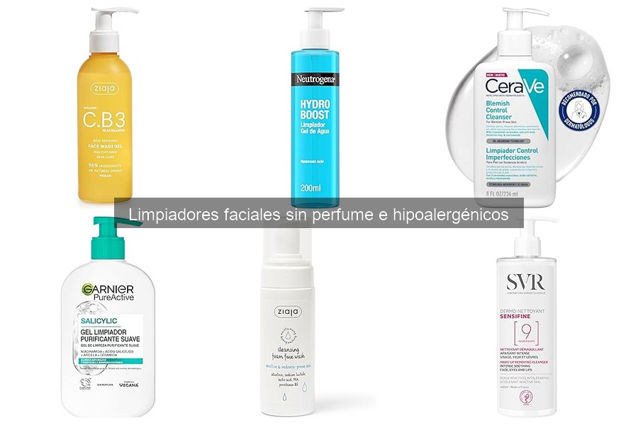 ¿Por qué elegir un limpiador facial sin perfume?