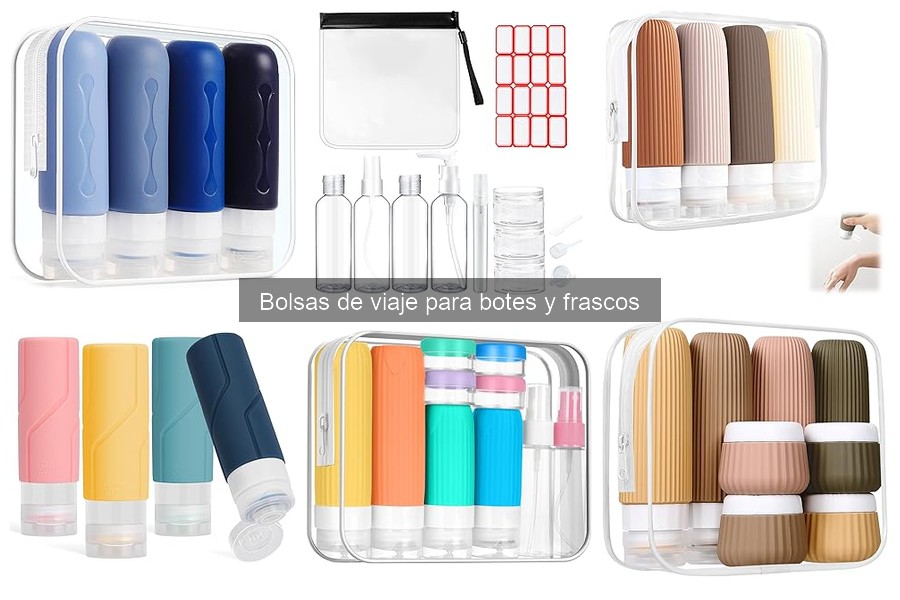 Precios de bolsas de viaje para botes y frascos en Amazon