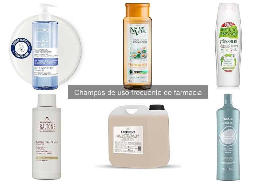 Precios de champús de uso frecuente en farmacia