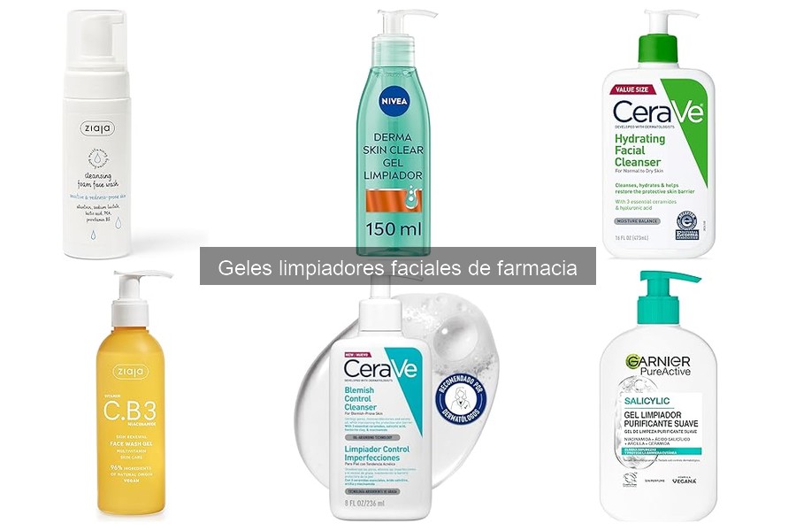 Precios de Geles Limpiadores Faciales en Farmacia