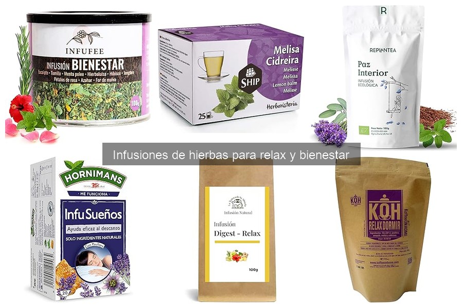 Precios de infusiones de hierbas para bienestar y relax