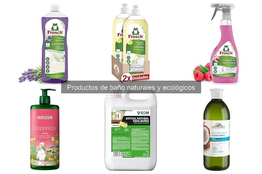 Precios de productos de baño naturales y ecológicos