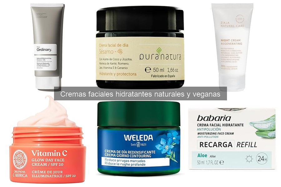 Precios y dónde comprar cremas faciales hidratantes veganas