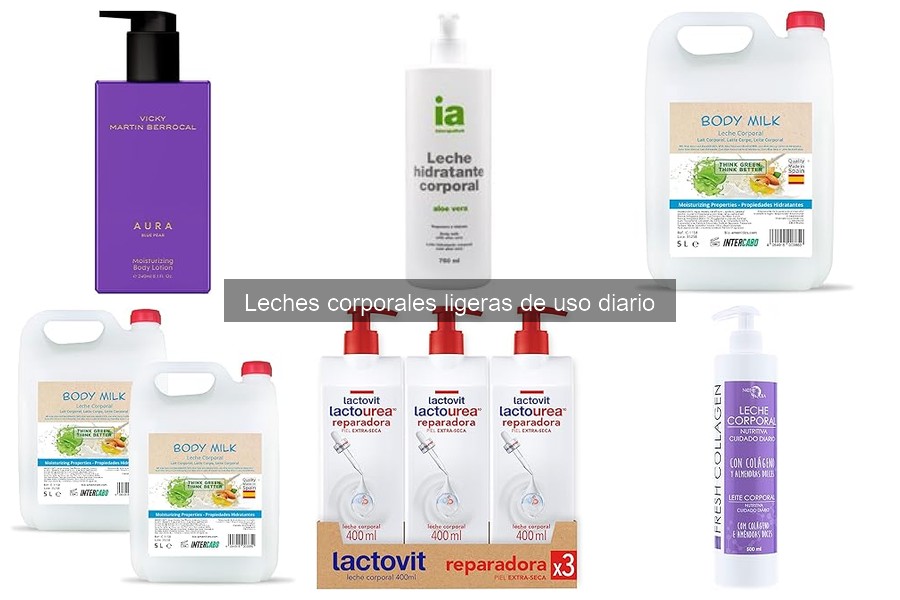 Precios y Dónde Comprar Leches Corporales Ligeras