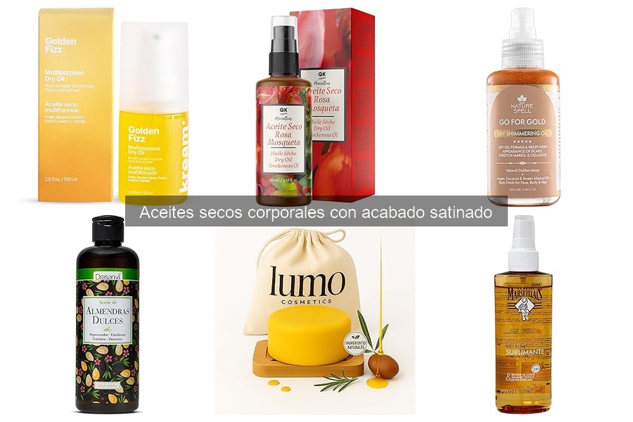 Problemas comunes al usar aceites secos corporales satinados