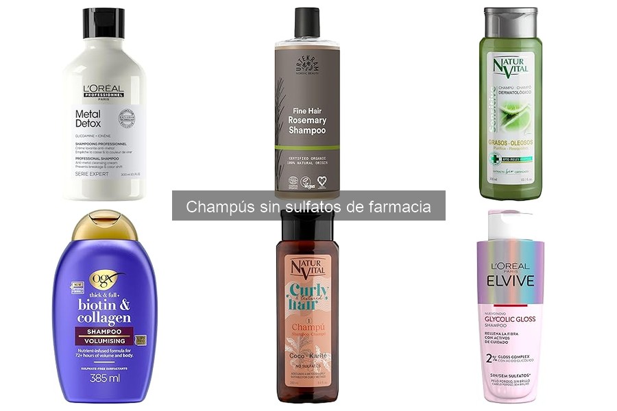 Problemas comunes al usar champús sin sulfatos de farmacia