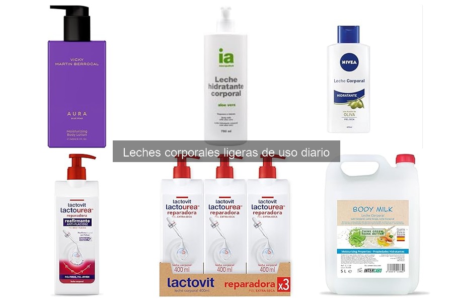 Problemas comunes al usar leches corporales ligeras