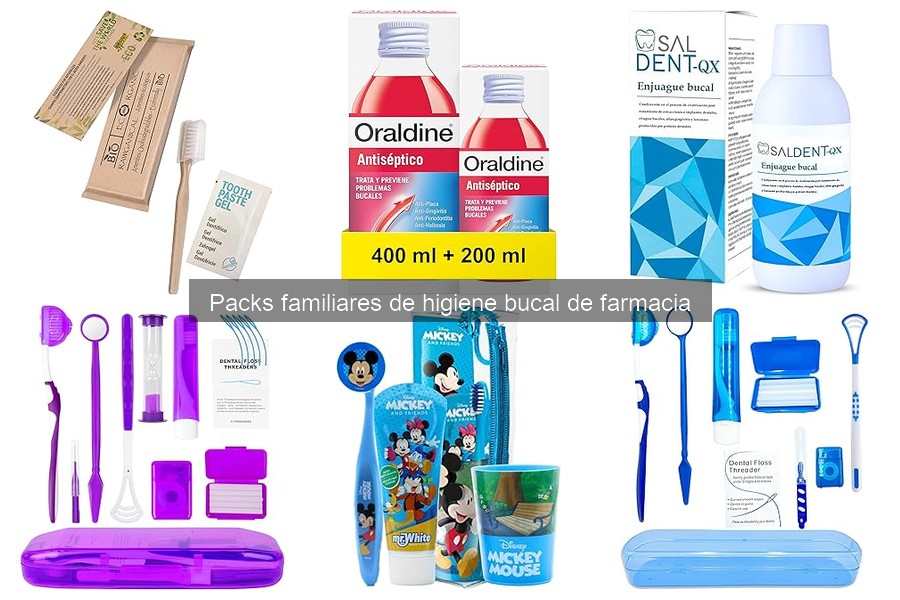 Problemas comunes al usar packs familiares de higiene bucal