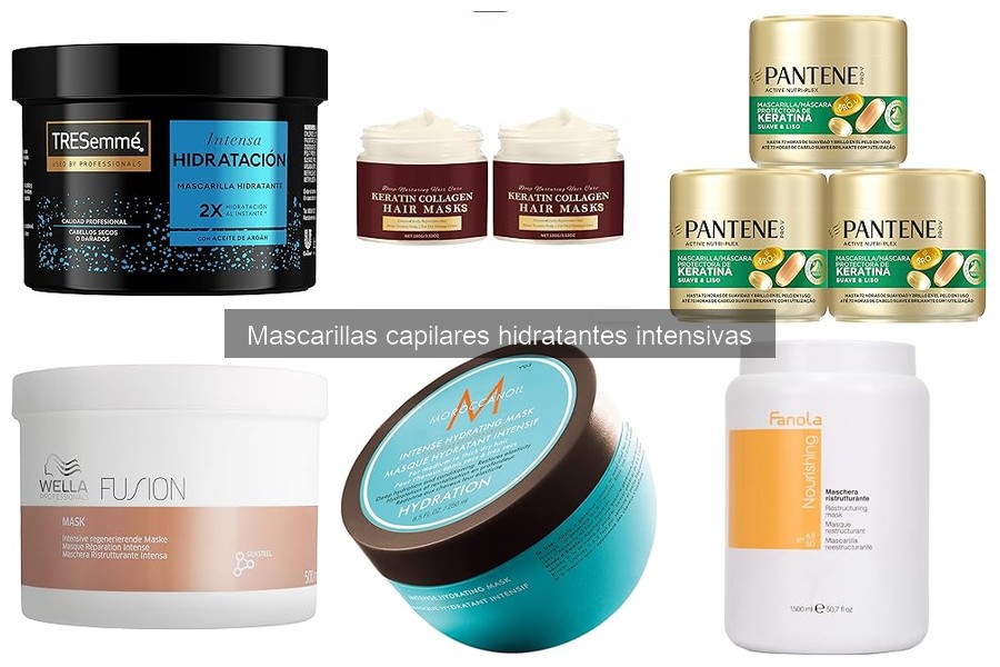 Productos que complementan mascarillas capilares hidratantes