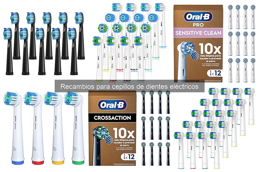 ¿Puedo usar recambios de otras marcas en mi cepillo eléctrico?