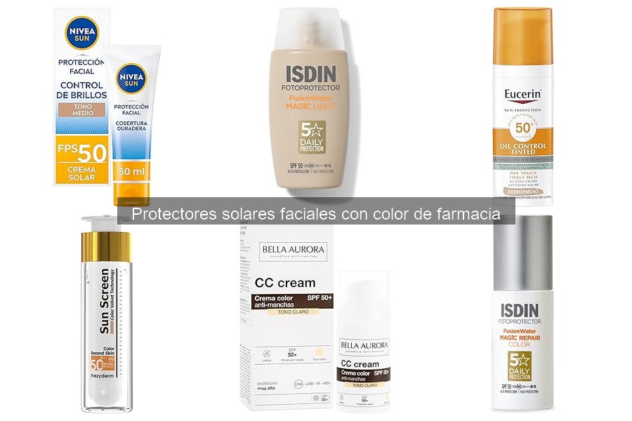 Qué es un protector solar facial con color: características y beneficios