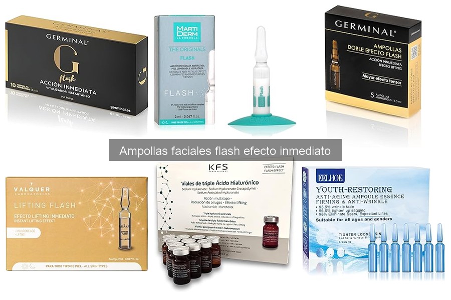 Qué son las ampollas faciales flash y sus beneficios