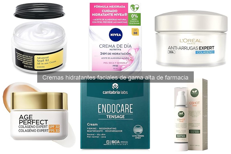 ¿Qué son las cremas hidratantes faciales de gama alta?