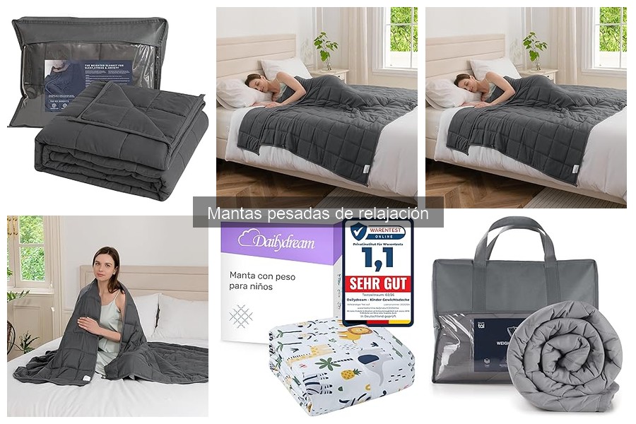 ¿Qué son las mantas pesadas de relajación? Beneficios y más
