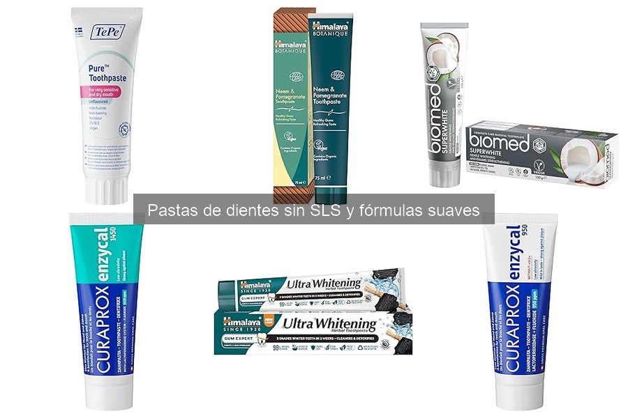 ¿Qué son las pastas de dientes sin SLS? Beneficios y características
