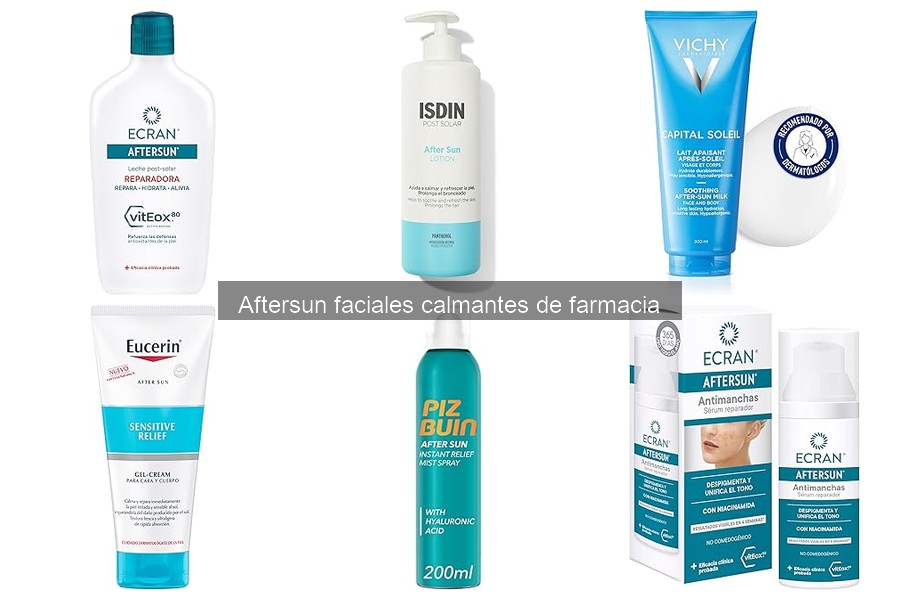 ¿Qué son los aftersun faciales calmantes?