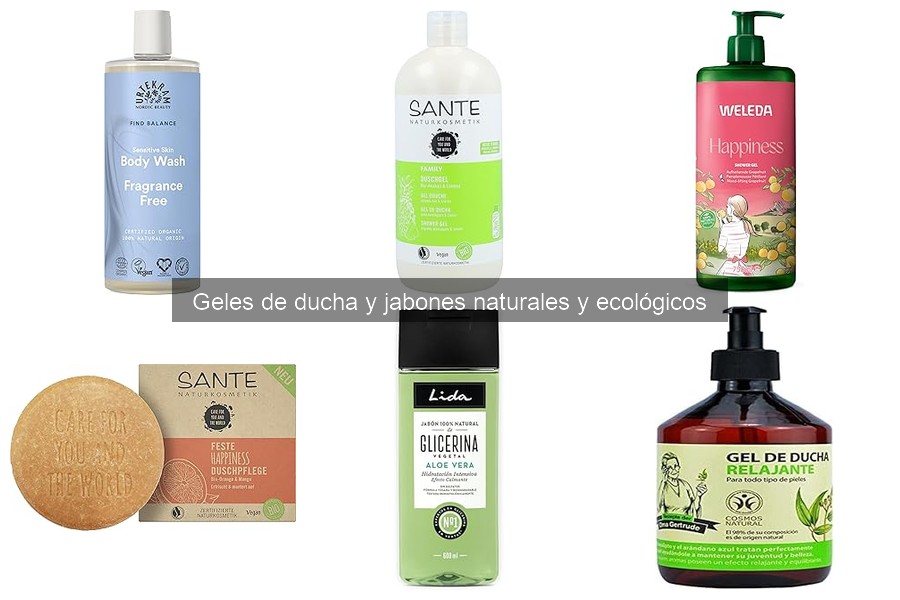 ¿Qué son los geles de ducha ecológicos? Descubre sus beneficios