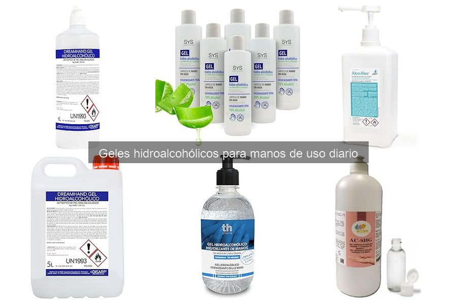 ¿Qué son los geles hidroalcohólicos para manos?