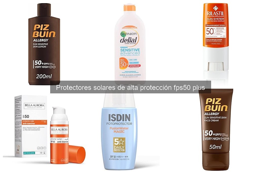 ¿Qué son los protectores solares FPS 50+? Guía informativa