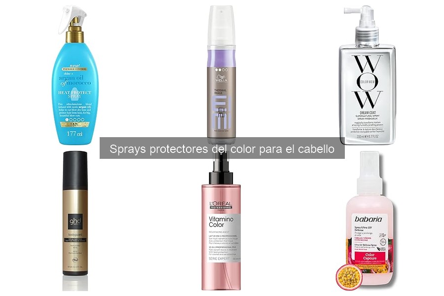 ¿Qué son los sprays protectores del color para el cabello?